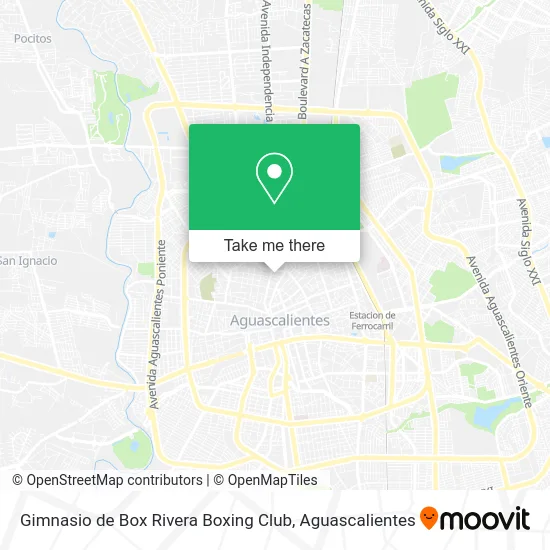 Gimnasio de Box Rivera Boxing Club map