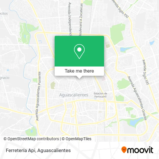 Ferretería Api map