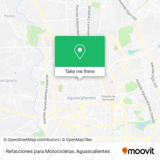 Mapa de Refacciones para Motocicletas