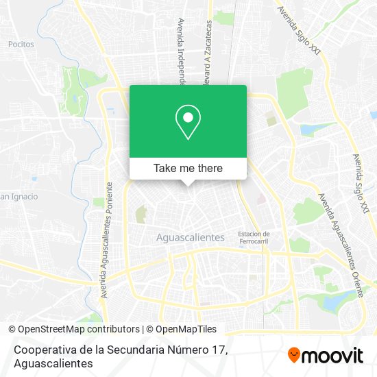 Cooperativa de la Secundaria Número 17 map