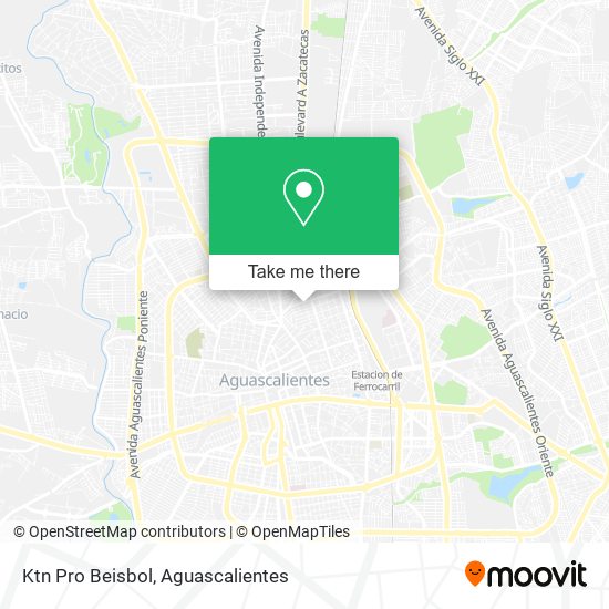 Ktn Pro Beisbol map