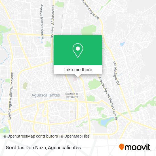 Gorditas Don Naza map
