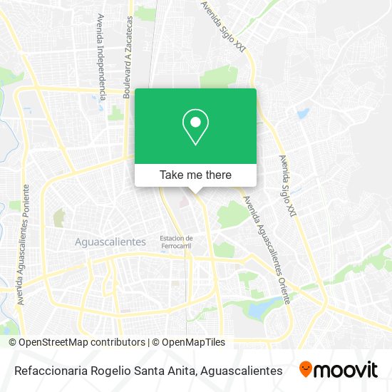 Mapa de Refaccionaria Rogelio Santa Anita