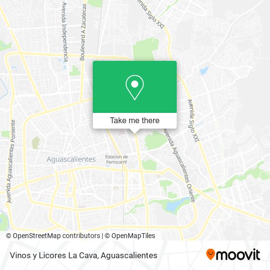 Mapa de Vinos y Licores La Cava