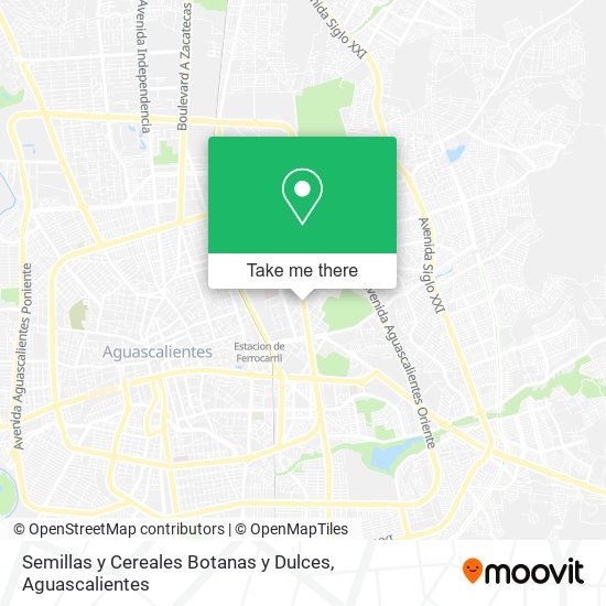 Mapa de Semillas y Cereales Botanas y Dulces