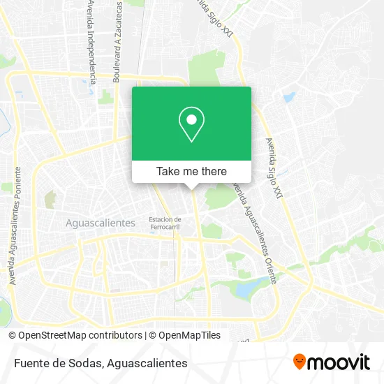 Fuente de Sodas map