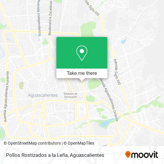 Mapa de Pollos Rostizados a la Leña