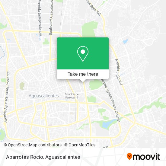 Abarrotes Rocío map