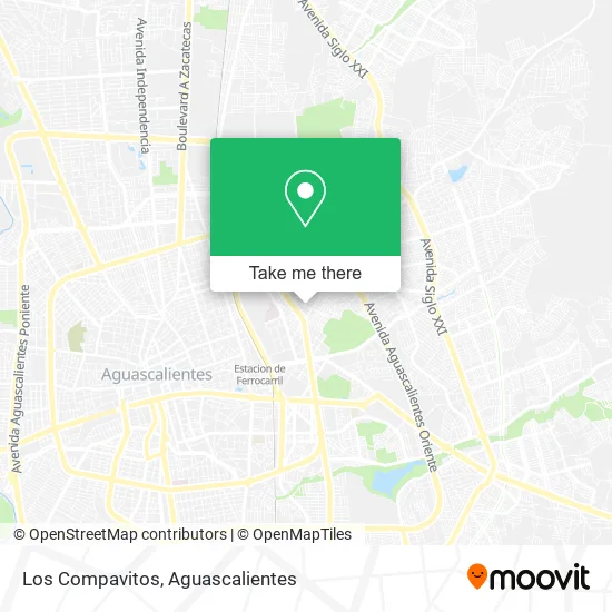 Los Compavitos map
