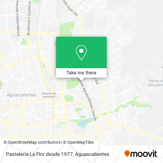 Pastelería La Flor desde 1977 map