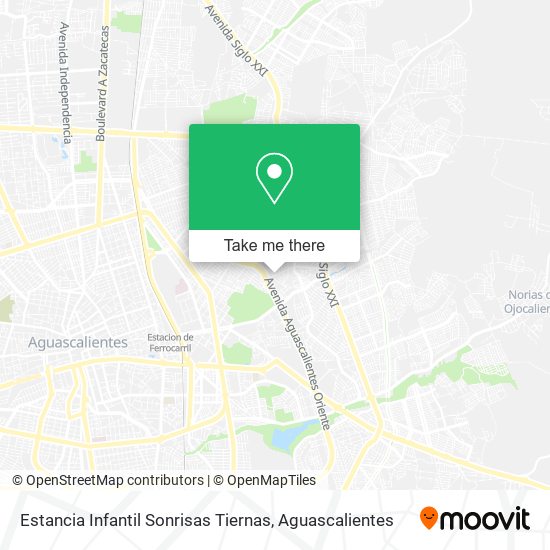 Mapa de Estancia Infantil Sonrisas Tiernas