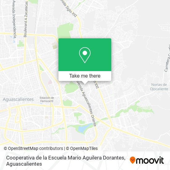 Cooperativa de la Escuela Mario Aguilera Dorantes map