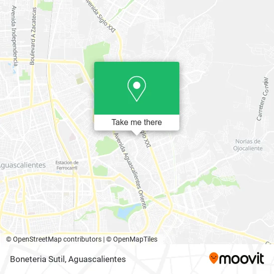 Boneteria Sutil map