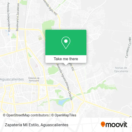 Zapateria Mi Estilo map