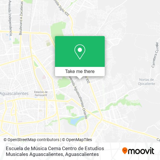 Escuela de Música Cema Centro de Estudios Musicales Aguascalientes map