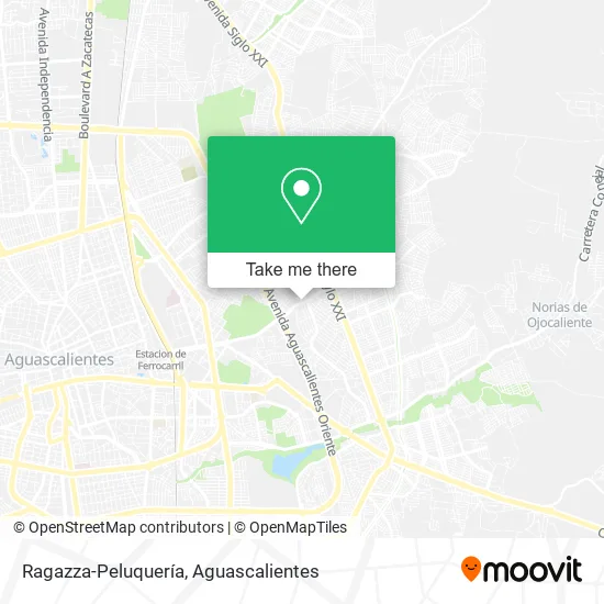 Ragazza-Peluquería map