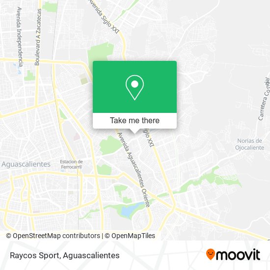 Raycos Sport map