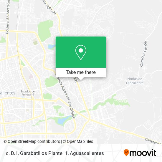 Mapa de c. D. I. Garabatillos Plantel 1