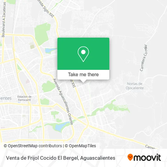 Venta de Frijol Cocido El Bergel map
