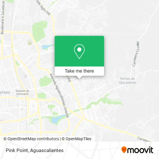 Mapa de Pink Point