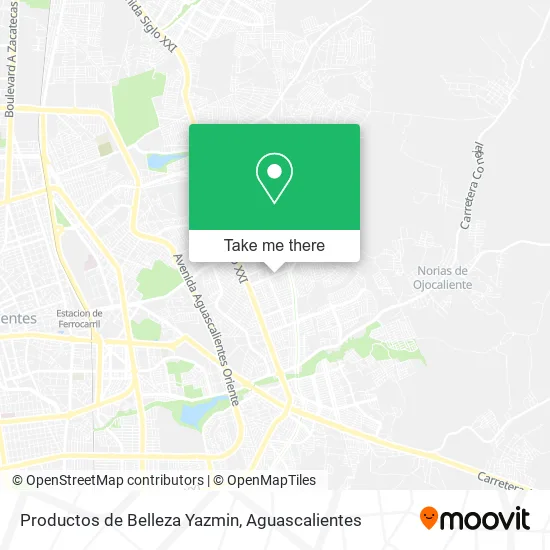 Productos de Belleza Yazmin map