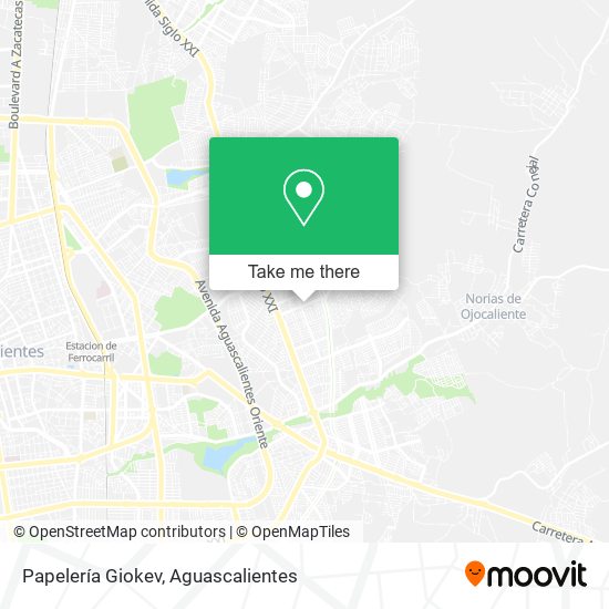 Papelería Giokev map