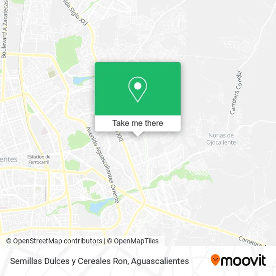 Mapa de Semillas Dulces y Cereales Ron