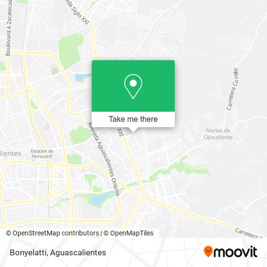 Mapa de Bonyelatti
