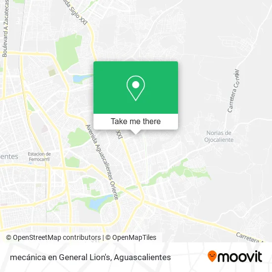 Mapa de mecánica en General Lion's