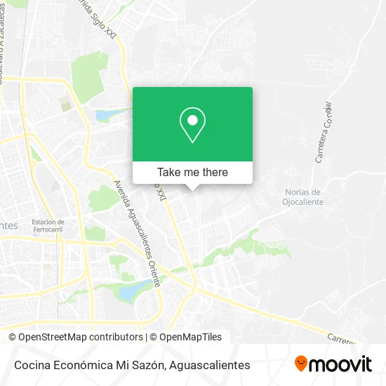 Cocina Económica Mi Sazón map