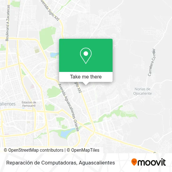 Reparación de Computadoras map