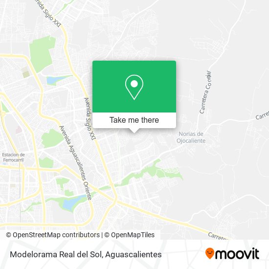 Modelorama Real del Sol map