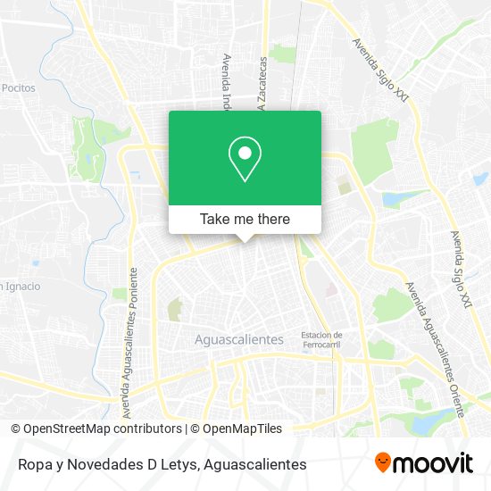 Ropa y Novedades D Letys map