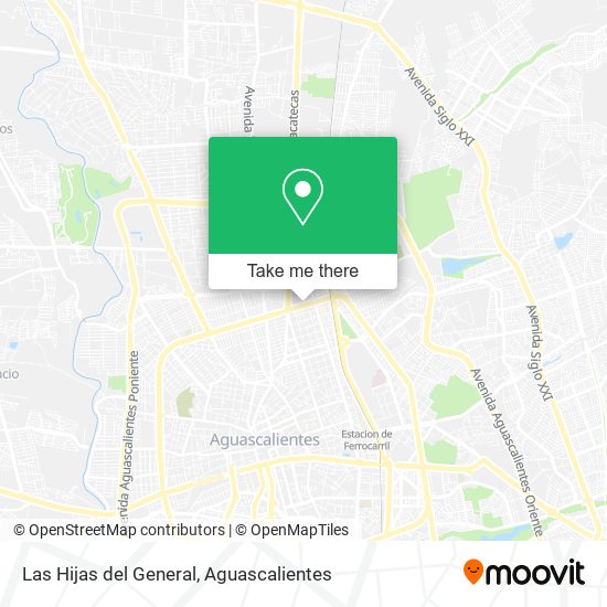 Las Hijas del General map