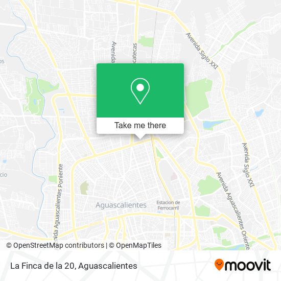 Mapa de La Finca de la 20