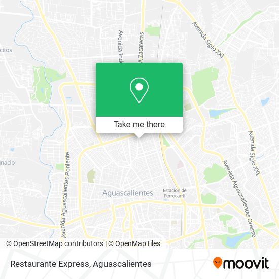 Mapa de Restaurante Express