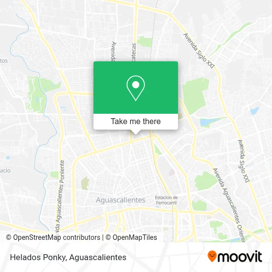 Helados Ponky map
