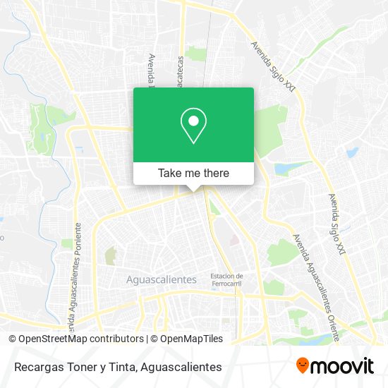 Recargas Toner y Tinta map