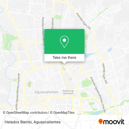Helados Bambi map