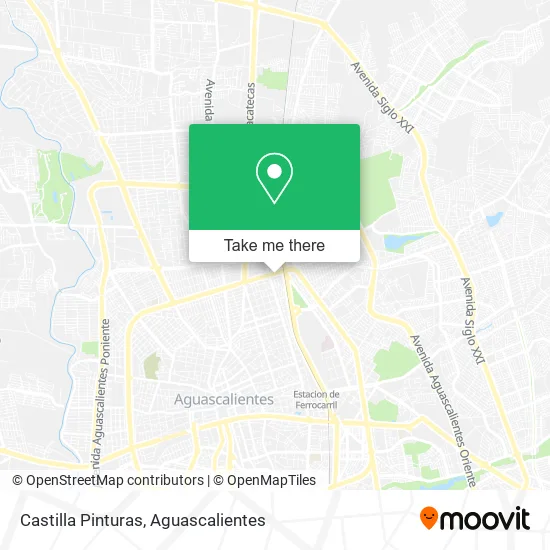 Castilla Pinturas map