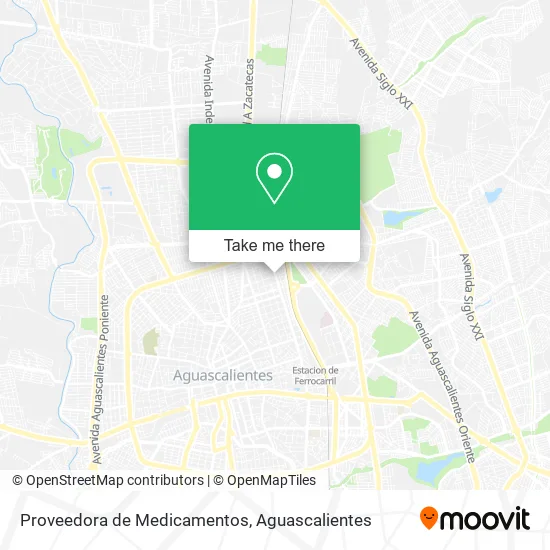 Proveedora de Medicamentos map