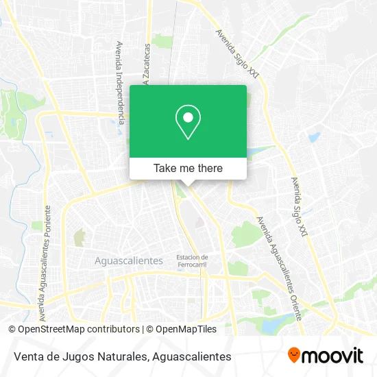 Venta de Jugos Naturales map