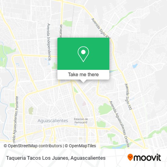 Mapa de Taqueria Tacos Los Juanes