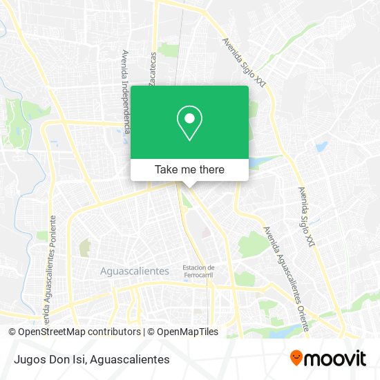 Mapa de Jugos Don Isi