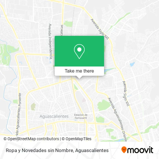 Ropa y Novedades sin Nombre map