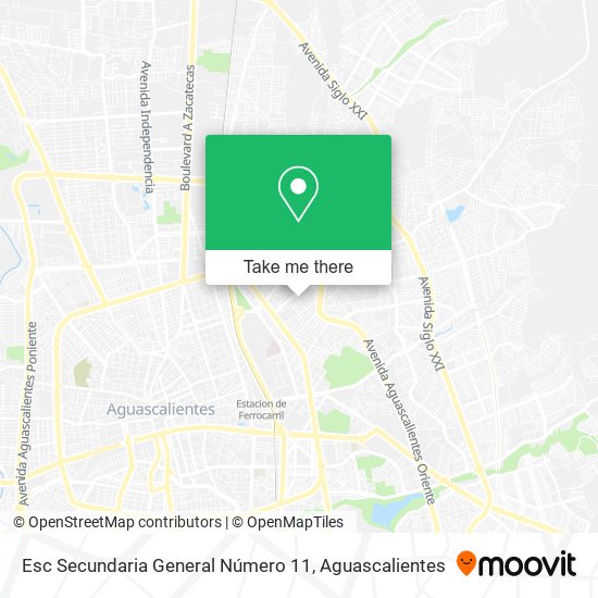 Mapa de Esc Secundaria General Número 11
