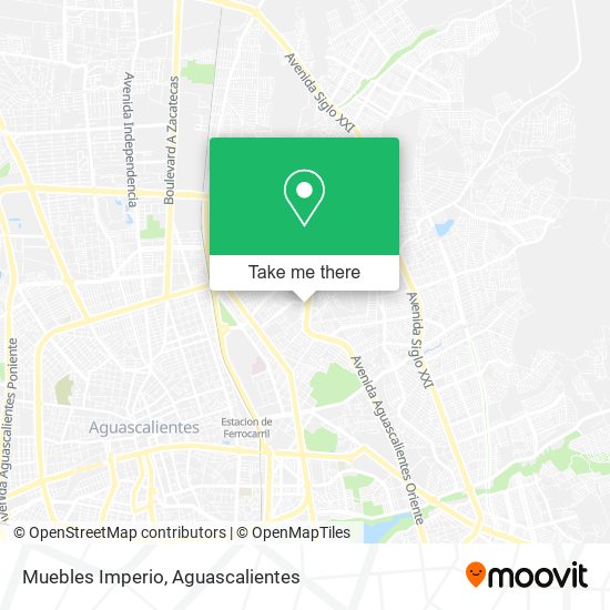 Mapa de Muebles Imperio