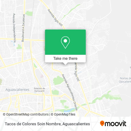 Tacos de Colores Soin Nombre map
