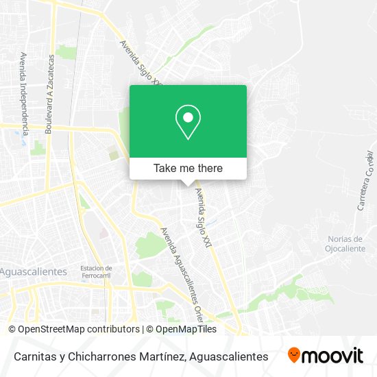Carnitas y Chicharrones Martínez map