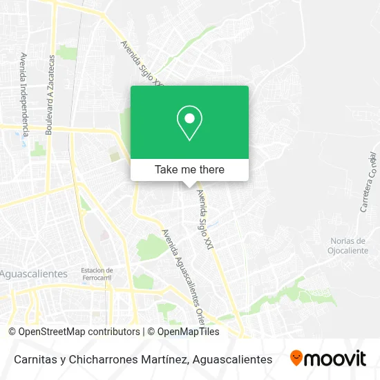 Carnitas y Chicharrones Martínez map